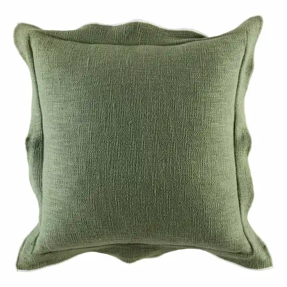 Dalton Feather Fill Cushion 50x50cm in Avocado