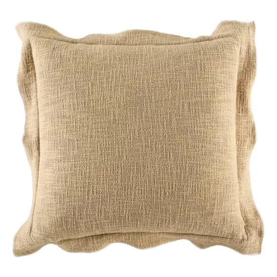 Dalton Feather Fill Cushion 50x50cm in Fawn