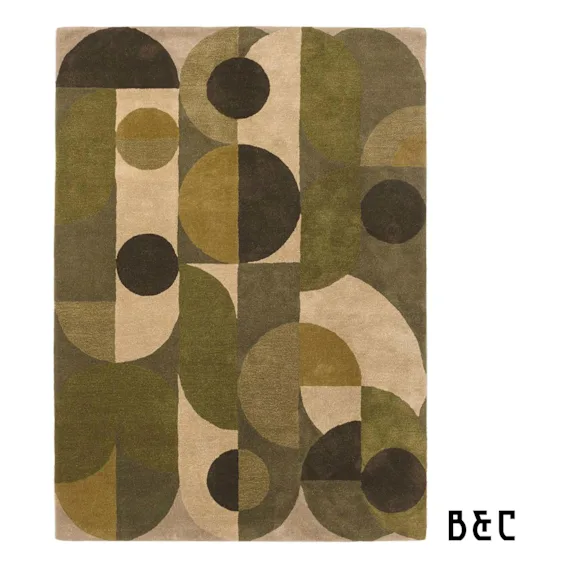 Décor Cosmo Greens Rug 140x200cm in Green