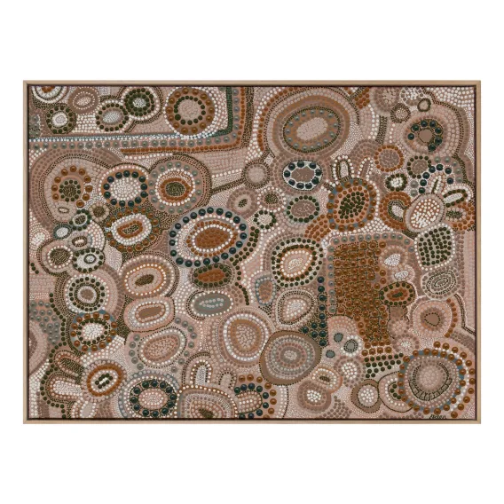 Dharrang Landscape Box Framed Canvas in 123 x 93cm