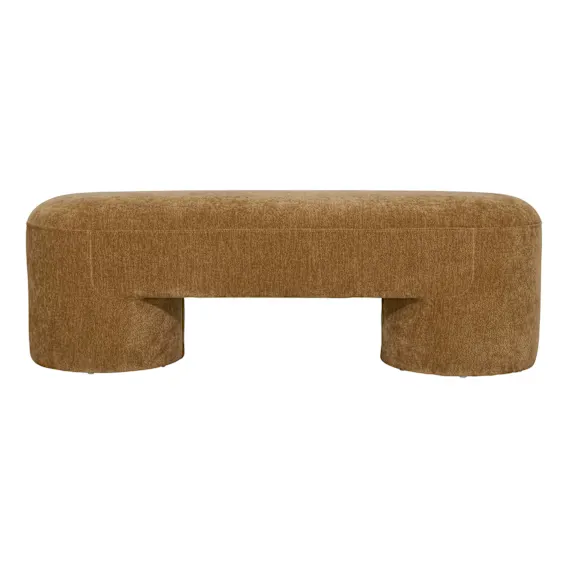 Dion Bench 141cm in Hue Mustard