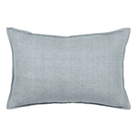 Dolce Feather Fill Cushion 55x35cm in Cloud Blue
