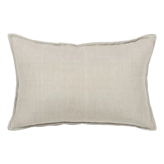 Dolce Feather Fill Cushion 55x35cm in Natural
