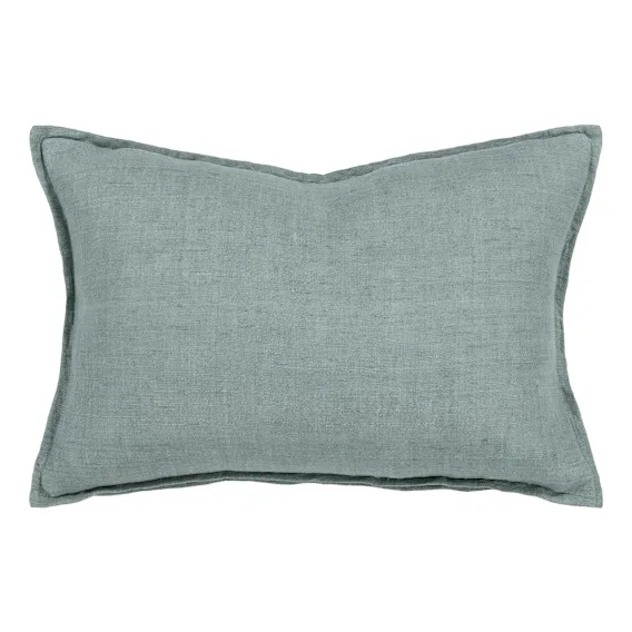 Dolce Feather Fill Cushion 55x35cm in Sage