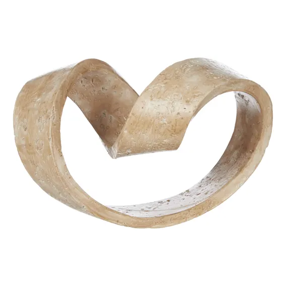 Draper Sculpture 29x16cm in Beige