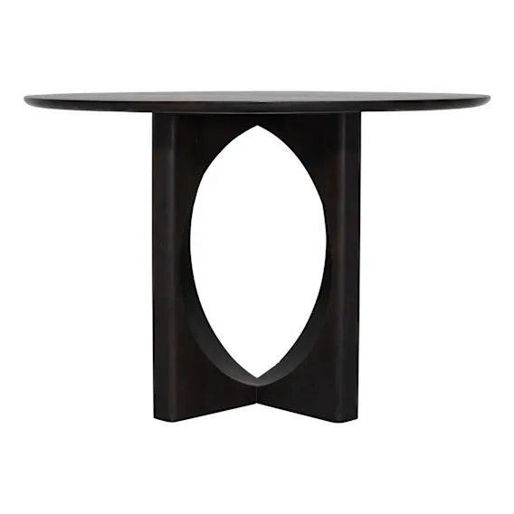 Duke Dining Table 150cm in Mangowood Black