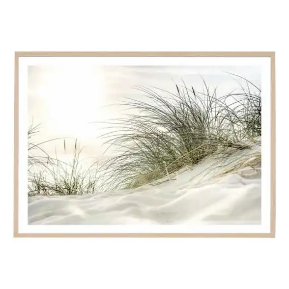 Dusk Dune Framed Print in 140 x 100cm