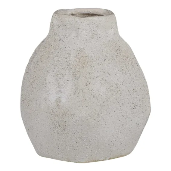 Dunes Vase Large 17x19cm in White