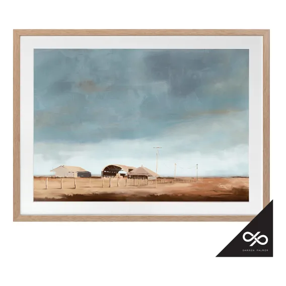 Earthen Framed Print in 105 x 84cm