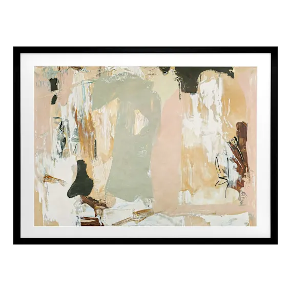 Earth Echoes 1 Landscape Framed Print in 105 x 84cm