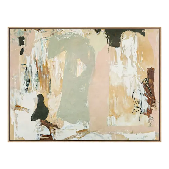 Earth Echoes 1 Landscape Box Framed Canvas in 123 x 93cm