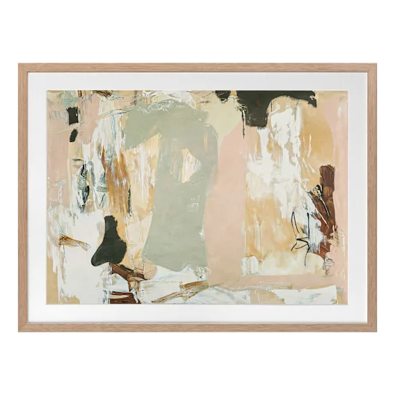 Earth Echoes 1 Landscape Framed Print in 142 x 106cm