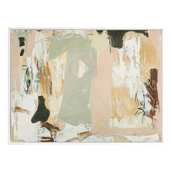 Earth Echoes 1 Landscape Box Framed Canvas in 123 x 93cm