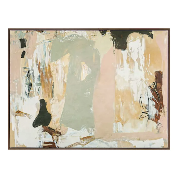 Earth Echoes 1 Landscape Box Framed Canvas in 103 x 78cm