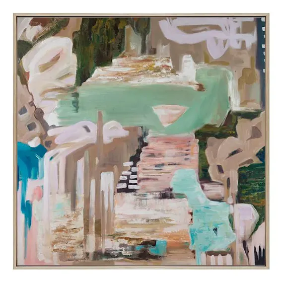 Earth & Sky Box Framed Canvas in 83 x 83cm