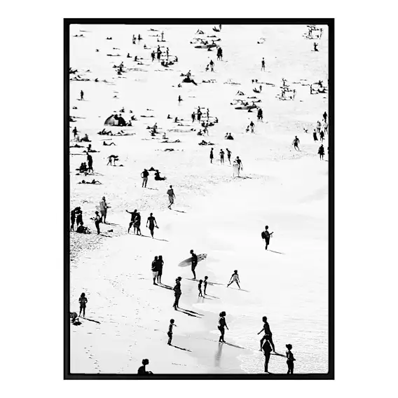 Ebb & Flow Box Framed Canvas in 93 x 123cm