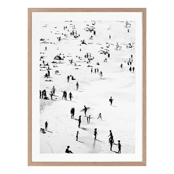 Ebb & Flow Framed Print in 84 x 105cm