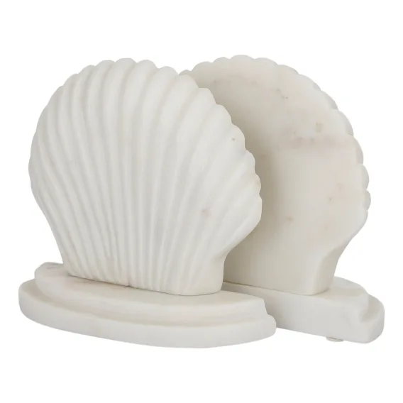 Edie Bookends Set of 2 in White