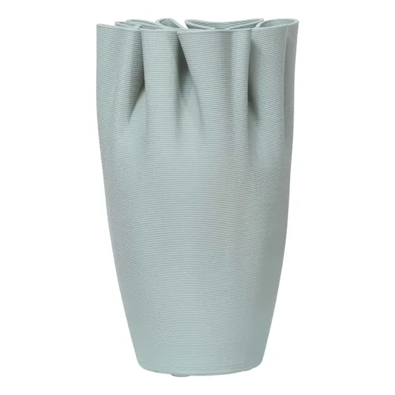 Elara Vase Large 17x28cm in Sage Green