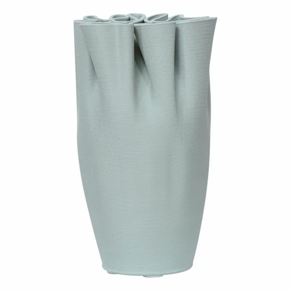 Elara Vase Small 14.5x24cm in Sage Green