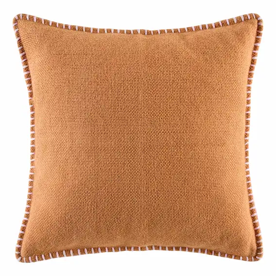 Elio Feather Fill Cushion 50x50cm in Toffee