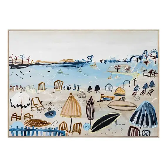 Emily Bay Box Framed Canvas in 142 x 102cm