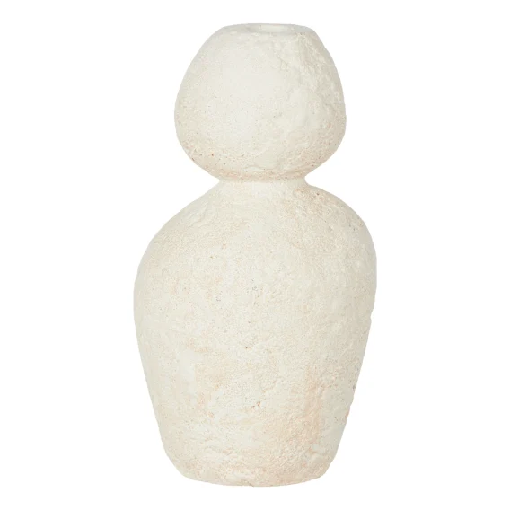 Esther Candle Holder Small 13x25cm in Natural