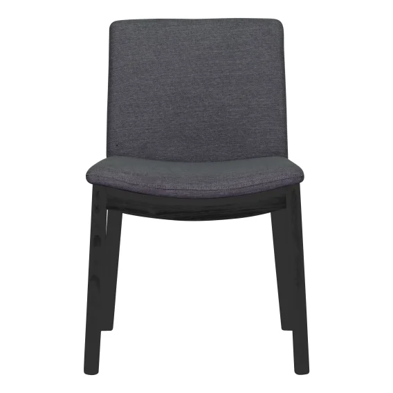 Everest Dining Chair in City Grey / Black