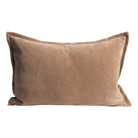 Evelyn Feather Fill Cushion 60x40cm in Natural