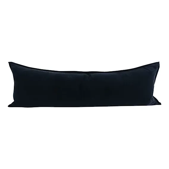Evelyn Feather Fill Cushion 120x40cm in Black