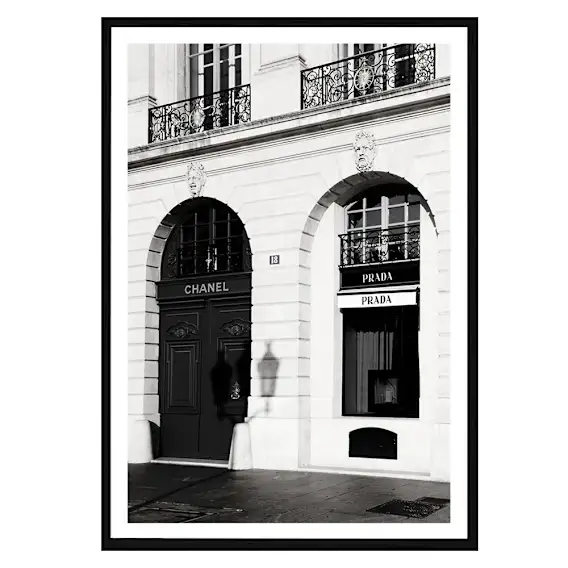 Fashion Arch Framed Print in 61 x 84cm