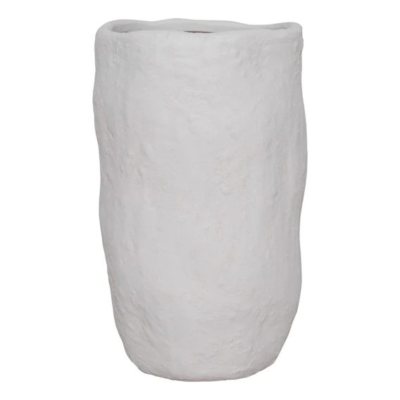 Faye Vase Medium 21x35.5cm in White