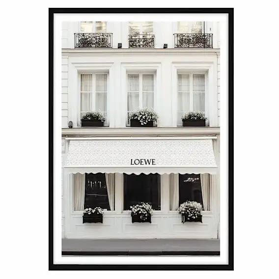 Flamenco House Framed Print in 61 x 84cm