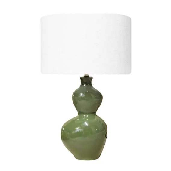 Floreat Table Lamp 19x62cm in Olive