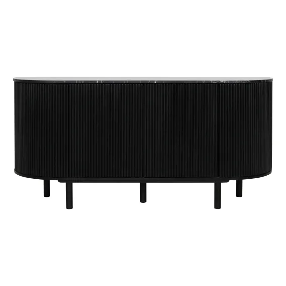 Fonda Buffet 180cm in Black / Marble