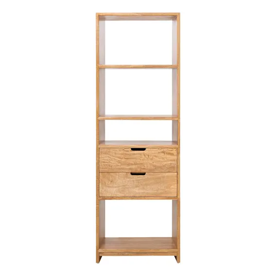 Franco Single Shelf Unit in Mangowood Clear