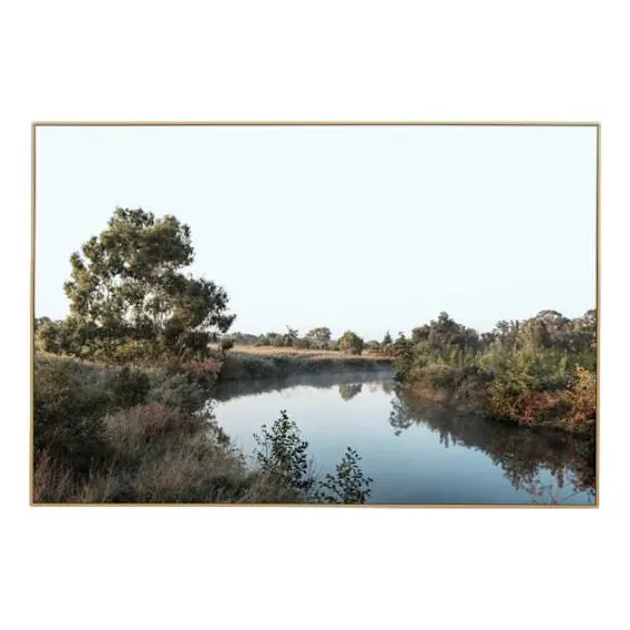 Fyshwick Wetlands Box Framed Canvas in 137 x 92cm