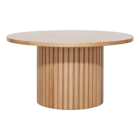 Gabino Round Coffee Table 85cm in Australian Messmate