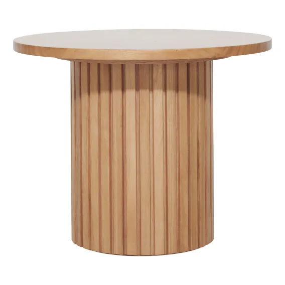 Gabino Round Side Table 66cm in Australian Messmate