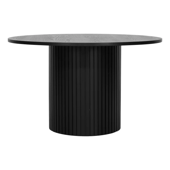 Gabino Round Dining Table 130cm in Black