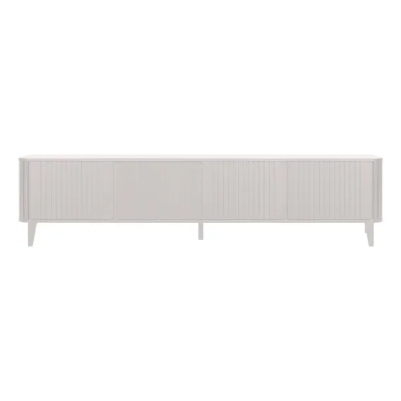 Gabino Entertainment Unit 220cm in White