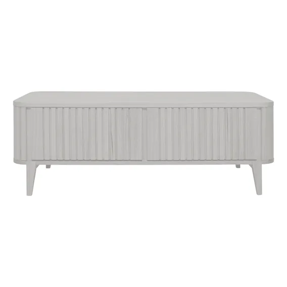 Gabino Rectangle Coffee Table 2 Drawer 135cm in White