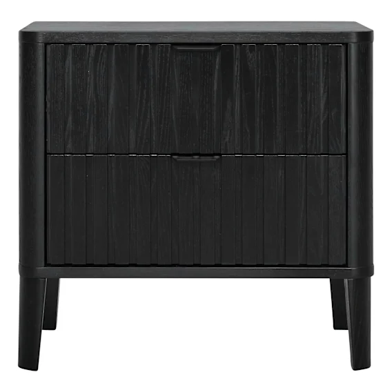 Gabino Bedside Table in Black