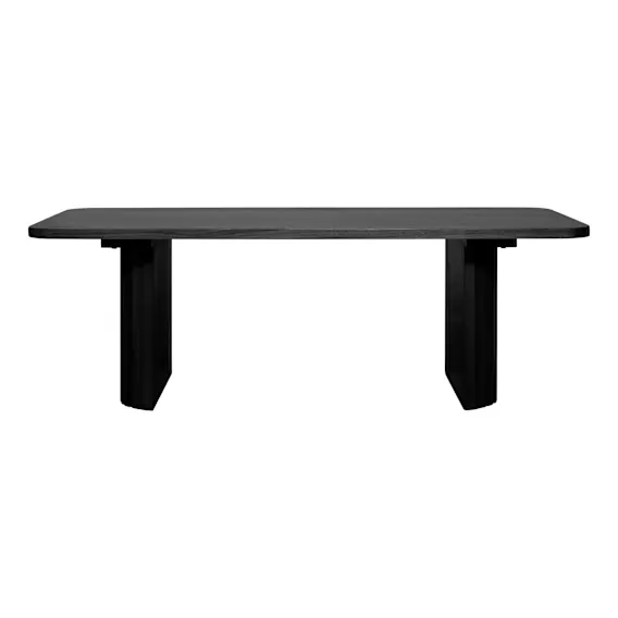Gabino Rectangle Coffee Table No Drawer 135cm in Black