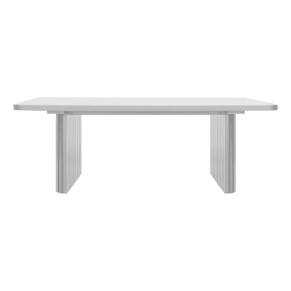 Gabino Rectangle Coffee Table No Drawer 135cm in White