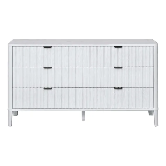 Gabino Dresser in White