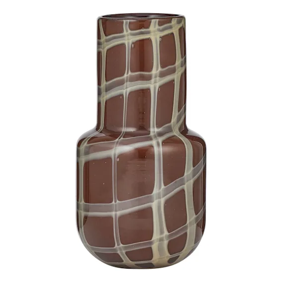 Gannon Vase 13x25cm in Chocolate