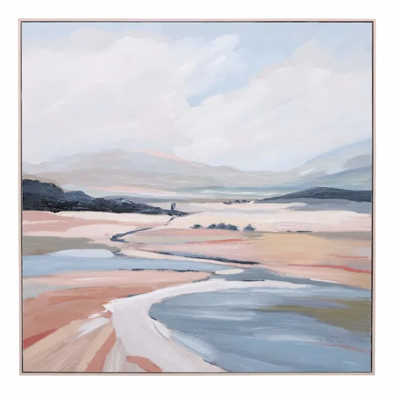 Gentle Journey Box Framed Canvas in 100 x 100cm