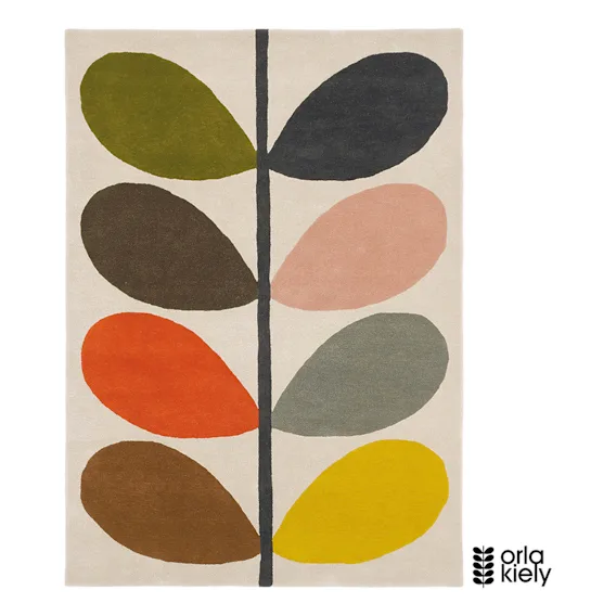 Giant Multi Stem Rug 250x350cm in Off White
