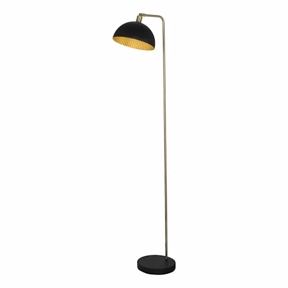 Glint Floor Lamp 25x151cm in Black / Gold